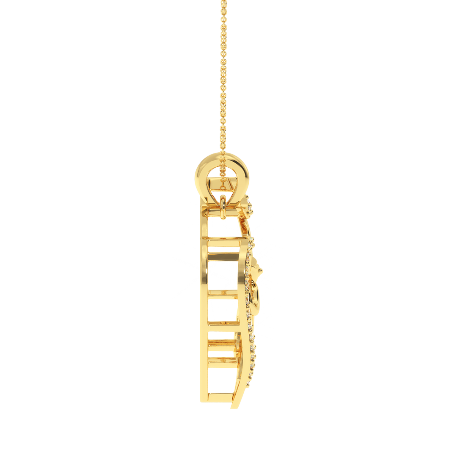 Buy Mother & Child Heart Diamond Pendant | Solitairekart